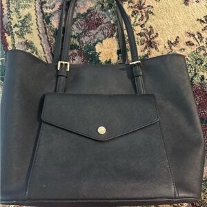 Elegant Black Tote Bag